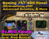JSG Panels - Boeing 747-800 Panel