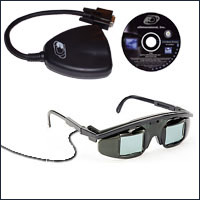 Wired 3D Gaming Glasses