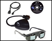 Wireless 3D Gaming Glasses